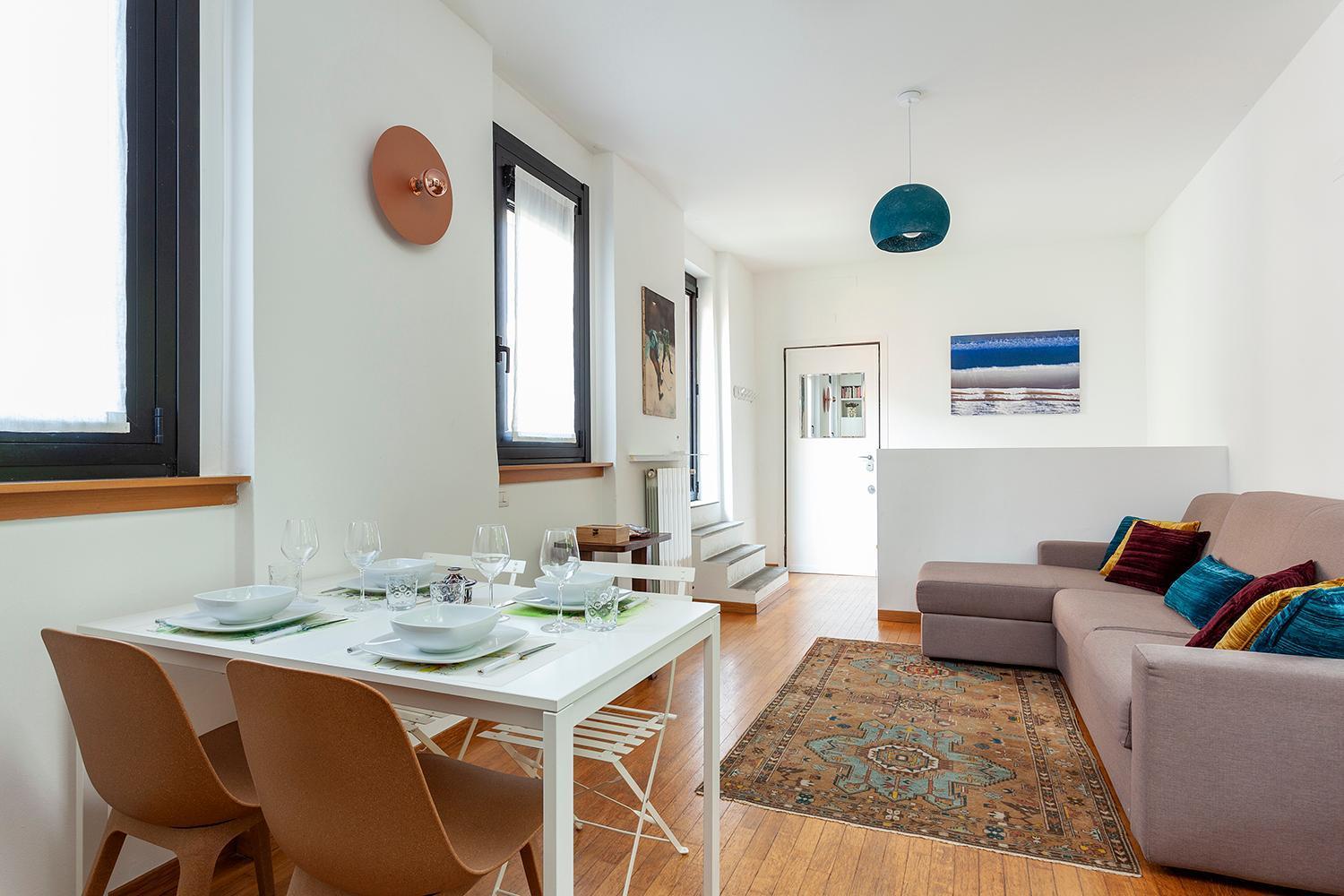 Duplex Luminoso In Zona Residenziale Lägenhet Milano Exteriör bild